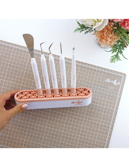 Set of 5 spatulas for plotters and/or mix media | Alúa Cid