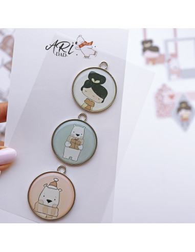Aridad metallic charms | Aridad collection Aridad metallic charms | Aridad collection