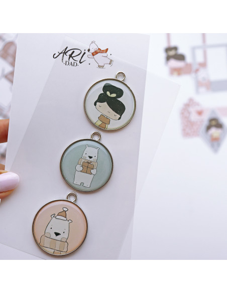 Aridad metallic charms | Aridad collection