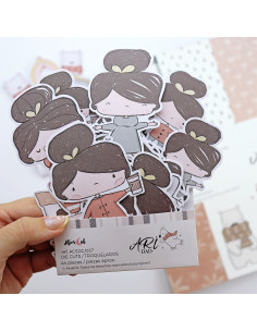 Ari Aridad die-cuts set | Alúa Cid