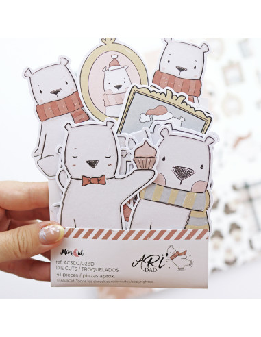 Dad Aridad die-cuts set | Alúa Cid