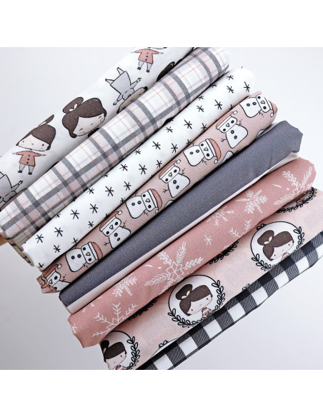 5m Cuadros printed fabric | Aridad by Alúa Cid