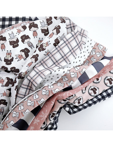 5m Vichy printed fabric | Aridad by Alúa Cid