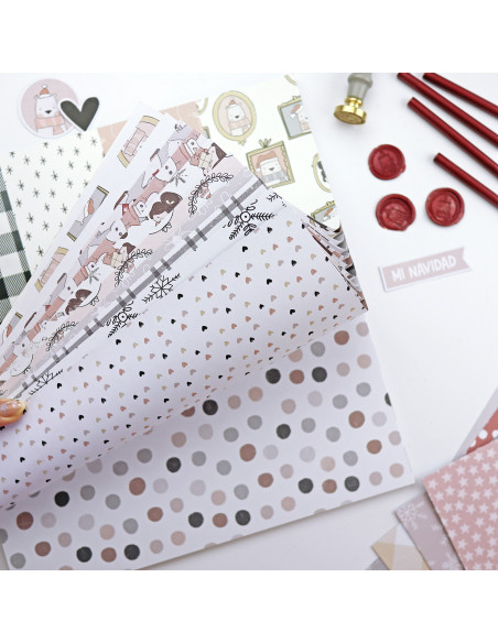 Aridad 12x12" paper pad | Alúa Cid design