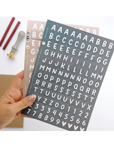 Aridad Alphabet Sticker set | Aridad collection 2