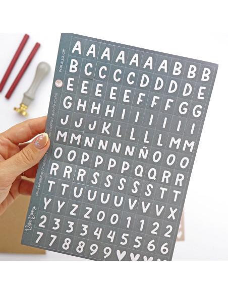 Aridad Alphabet Sticker set | Aridad collection