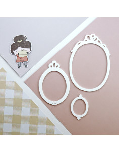 Set of 3 acrylic frames Aridad | Alúa Cid design 2