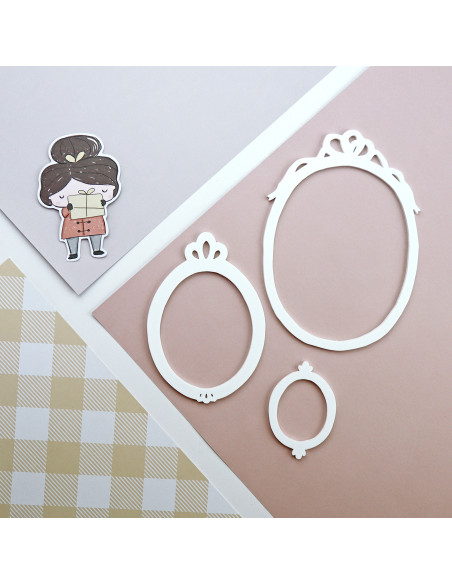 Set of 3 acrylic frames Aridad | Alúa Cid design