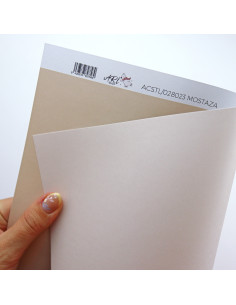 Mostaza cardboard | Aridad collection by Alúa Cid