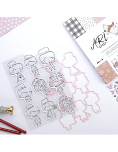 Ari stamps & dies set | Alúa Cid