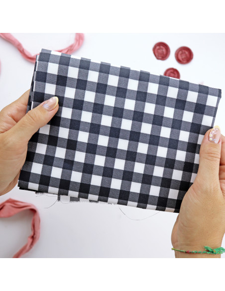 Negro Mini Vichy fabric