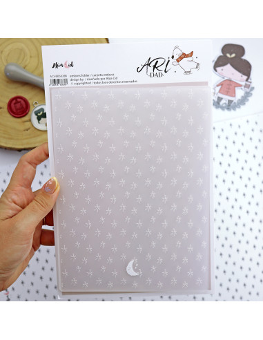 Estrellas Aridad embossing folder | Aridad collection