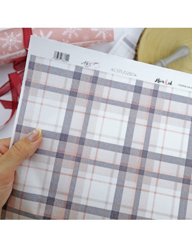 Checkered binding fabric | Aridad collection