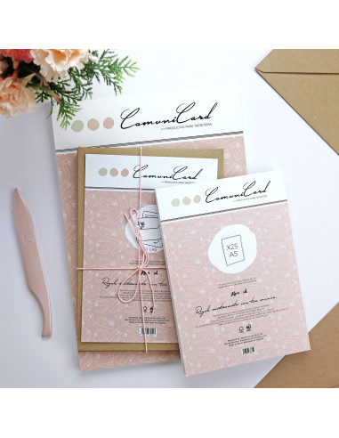 ComuniCard' A5 card pad with cleft ComuniCard' A5 card pad with cleft