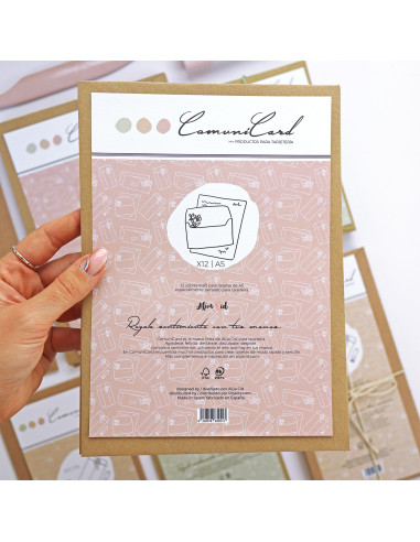 Set of 12 C5 kraft envelopes