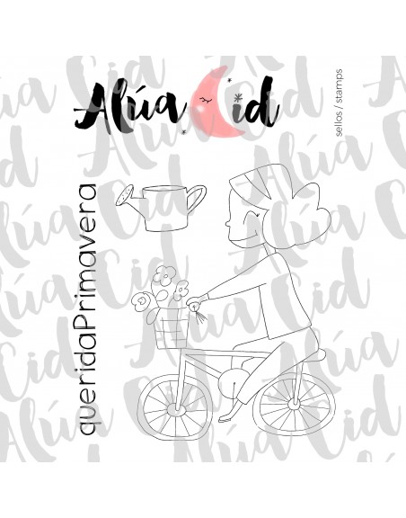 Querida primavera clear stamps set | Alúa Cid