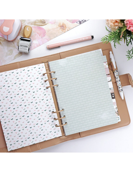 Set of 12 dividers A5 Libertad by Alúa Cid