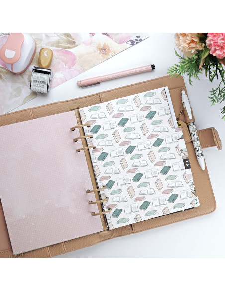 Set of 12 dividers A5 Libertad by Alúa Cid