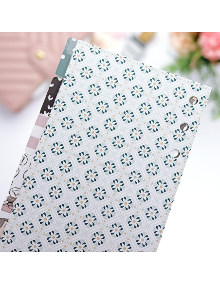 Set of 12 PERSONAL dividers, 'Libertad'