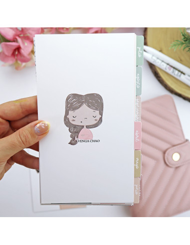 Set of 12 PERSONAL dividers, 'Hasta la concha' Set of 12 PERSONAL dividers, 'Hasta la concha'