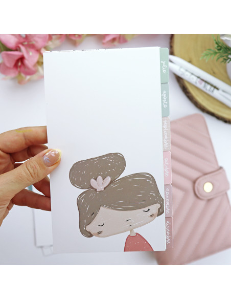 Set of 12 PERSONAL dividers, 'Hasta la concha'