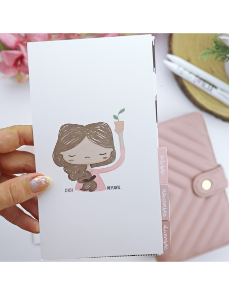 Set of 12 PERSONAL dividers, 'Hasta la concha'