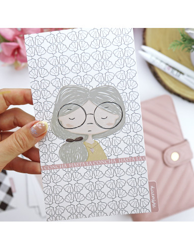 Set of 12 dividers PERSONAL Hasta la concha by Alúa Cid