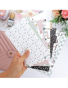 Set of 12 dividers A5 Libertad by Alúa Cid