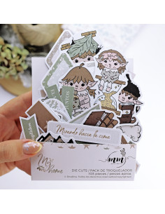 My Home Die cuts of Mamen Montero