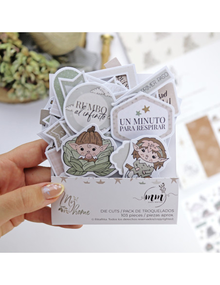 My Home Die cuts of Mamen Montero