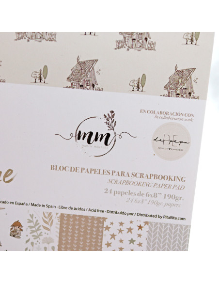 My Home 6'' paper pad of Mamen Montero