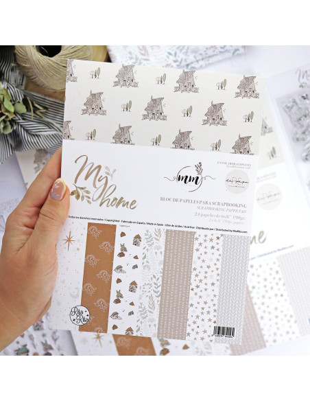 My Home 6'' paper pad of Mamen Montero