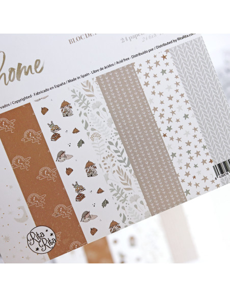 My Home 6'' paper pad of Mamen Montero