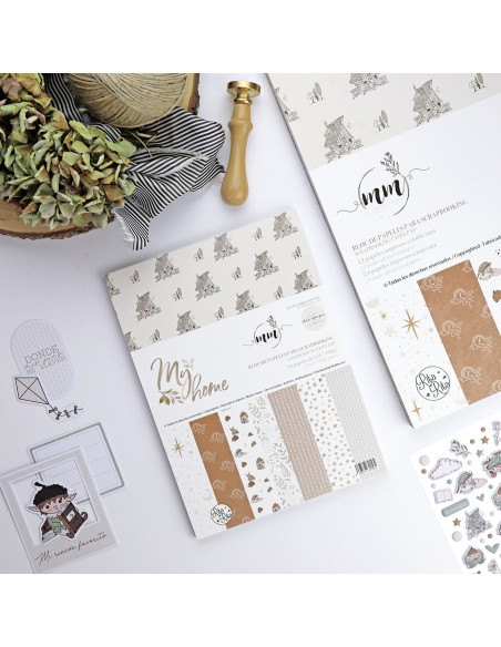 My Home 6'' paper pad of Mamen Montero