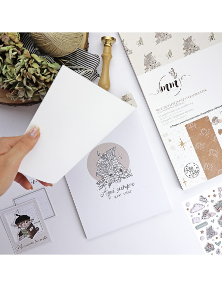 My Home 6'' paper pad of Mamen Montero