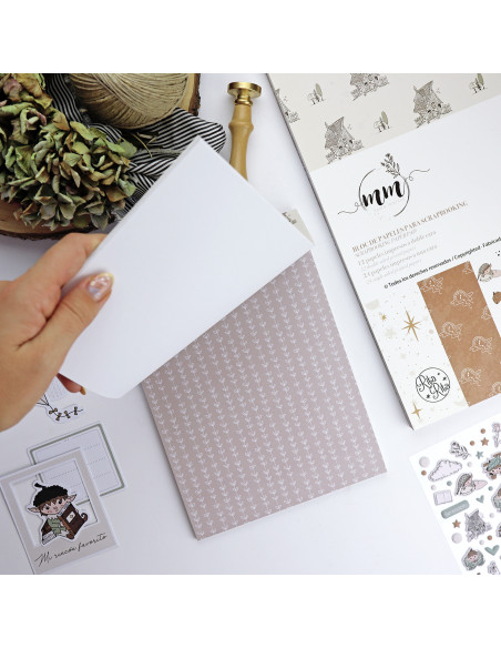 My Home 6x8" paper pad | Mamen Montero design