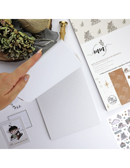 Paper pad 6x8" | My Home by Mamen Montero