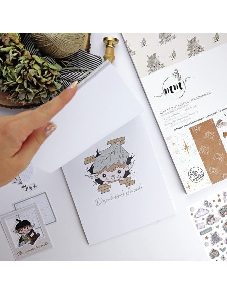 Paper pad 6x8" | My Home by Mamen Montero