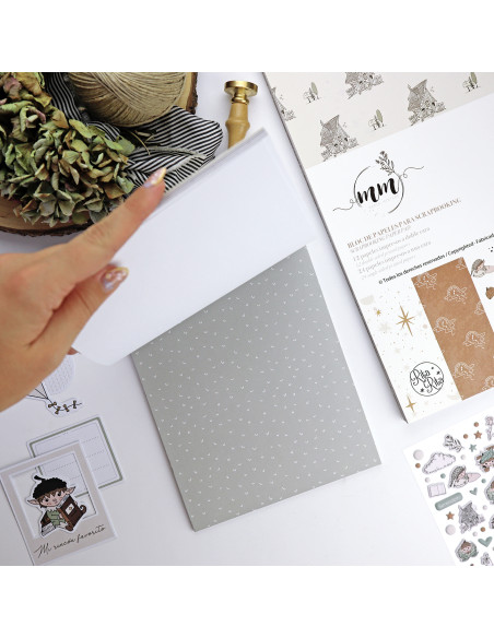 My Home 6x8" paper pad | Mamen Montero design