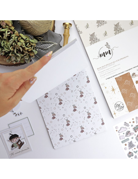 Paper pad 6x8" | My Home by Mamen Montero