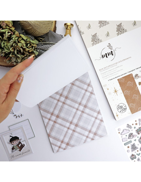 Paper pad 6x8" | My Home by Mamen Montero