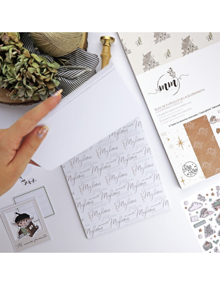 My Home 6x8" paper pad | Mamen Montero design