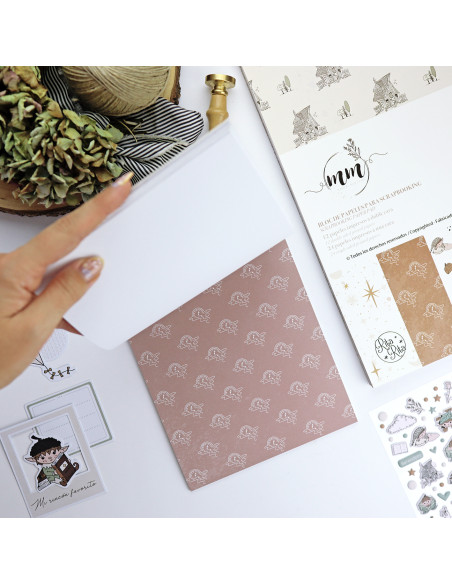 My Home 6x8" paper pad | Mamen Montero design