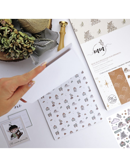 My Home 6x8" paper pad | Mamen Montero design