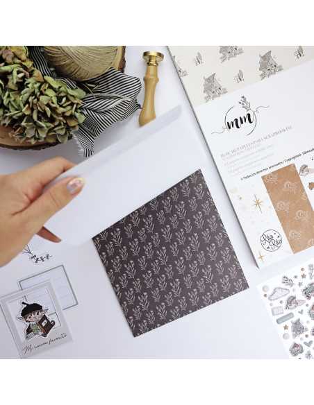 My Home 6x8" paper pad | Mamen Montero design