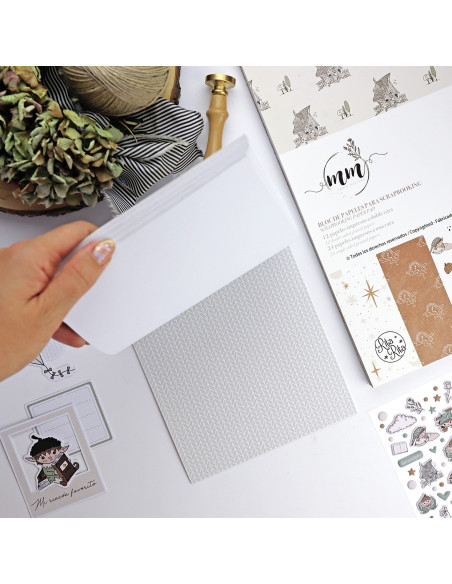 My Home 6x8" paper pad | Mamen Montero design