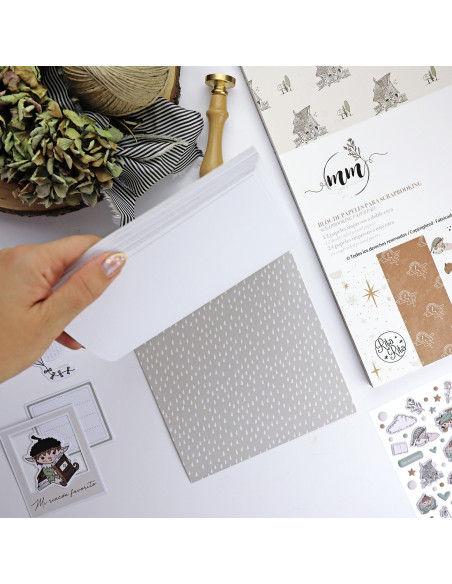 Paper pad 6x8" | My Home by Mamen Montero