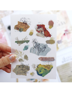 Art Journal Rubbons set of Vero Ilustrada 2