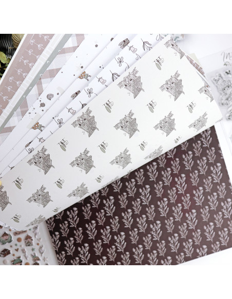 My Home 12x12" paper pad | Mamen Montero design