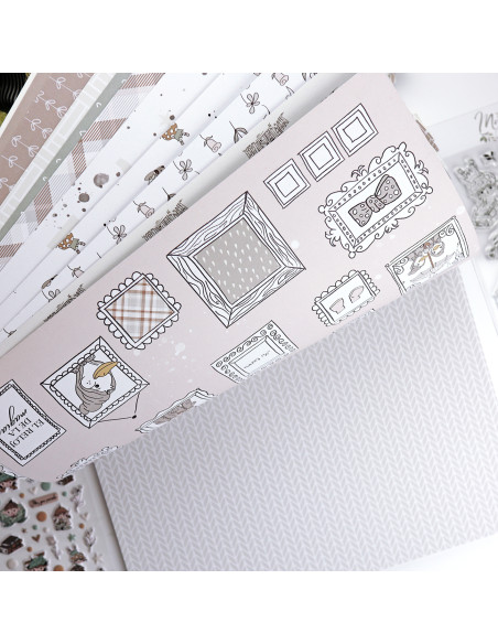 My Home 12x12" paper pad | Mamen Montero design